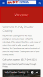 Mobile Screenshot of indypowdercoating.com